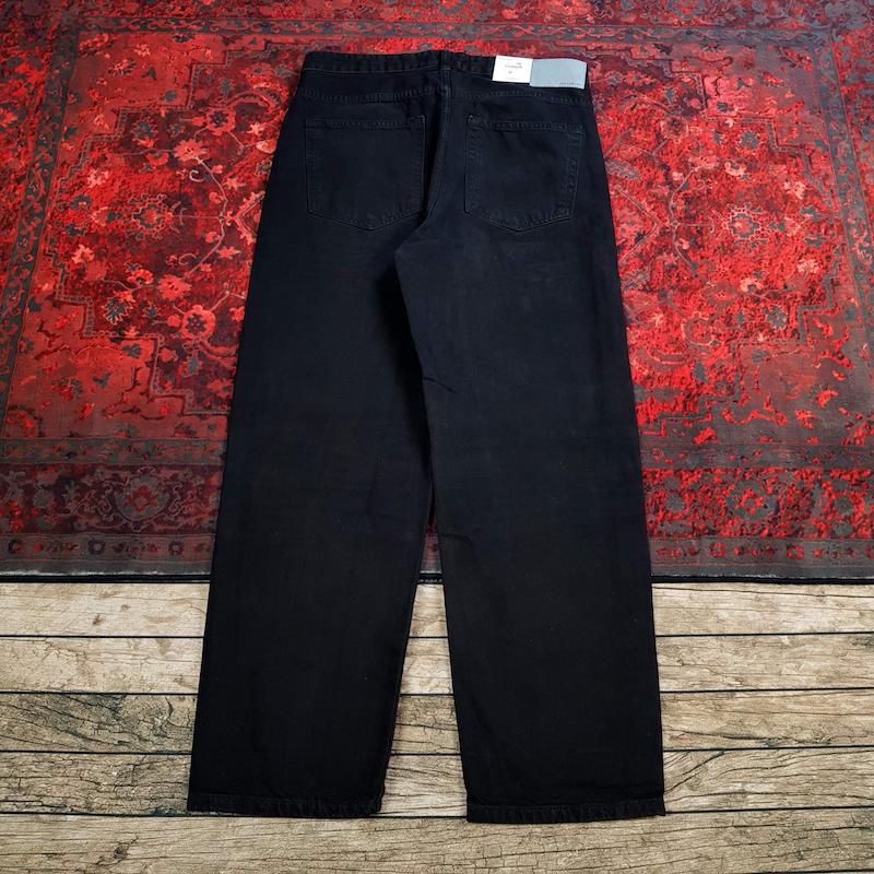 شلوار جین مردانه بگ استایل مشکی pull & bear کد ۳۱۷ سایز ۳۰