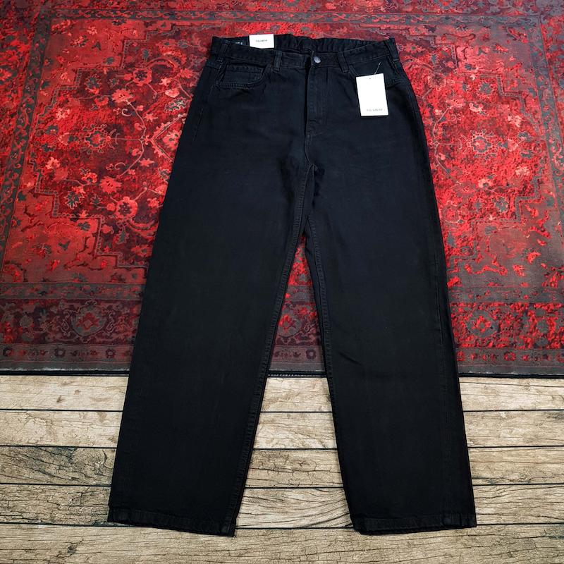 شلوار جین مردانه بگ استایل مشکی pull & bear کد ۳۱۷ سایز ۳۰