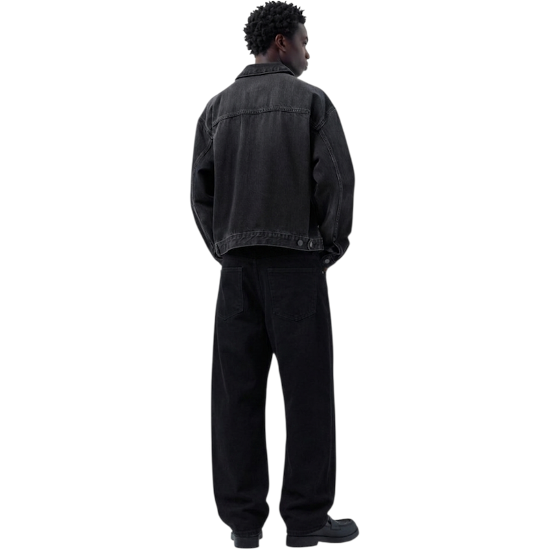 شلوار جین مردانه بگ استایل مشکی pull & bear کد ۳۱۷ سایز ۳۰