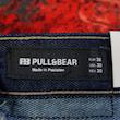 شلوار جین مردانه بگ استایل سرمه‌ای pull & bear کد ۳۱۸