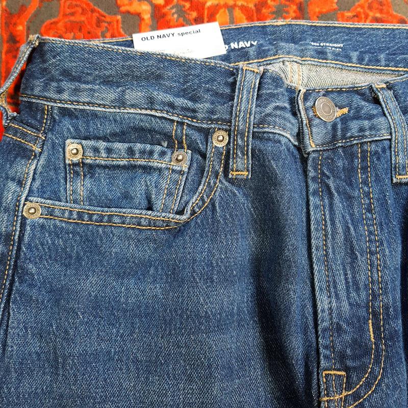 شلوار جین مردانه راسته کلاسیک OLD NAVY کد ۳۲۳ سایز ۲۷