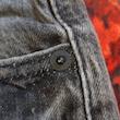 شلوار جین مردانه بگ استایل ذغالی pull & bear کد ۳۲۶