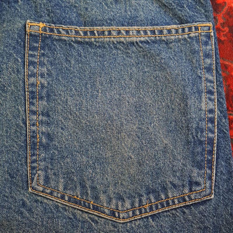 شلوار جین بگ استایل مردانه pull & bear کد ۳۲۹ سایز ۴۳ خارجی