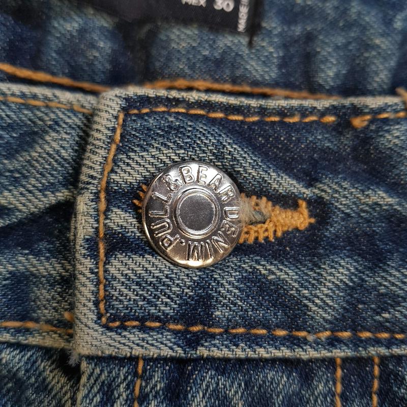 شلوار جین بگ استایل مردانه pull & bear کد ۳۲۹ سایز ۴۳ خارجی