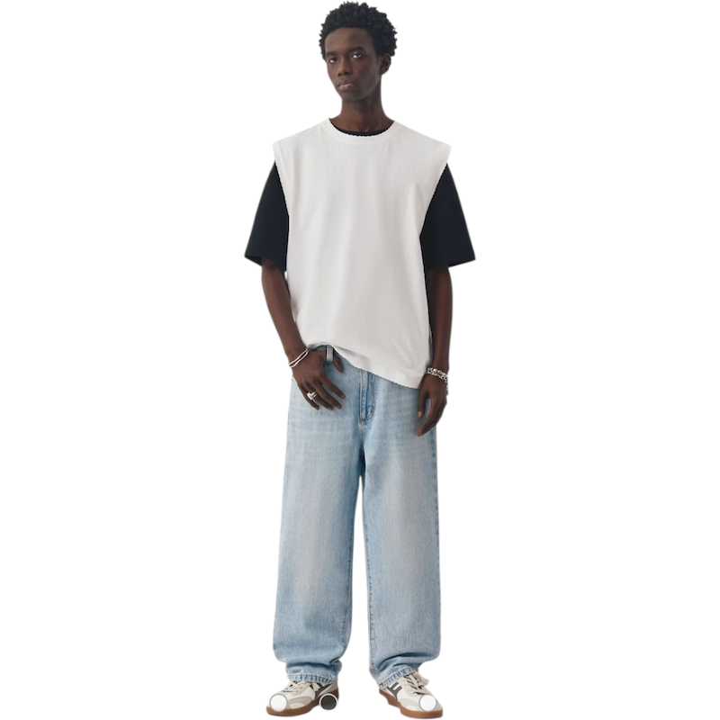 شلوار جین بگ استایل مردانه pull & bear کد ۳۲۷
