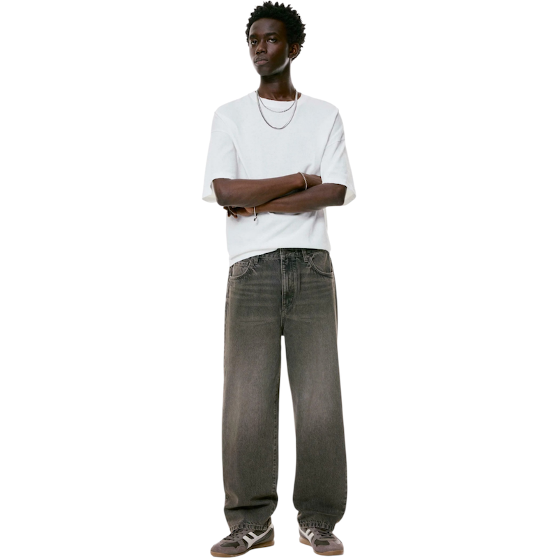 شلوار جین مردانه بگ استایل pull & bear کد ۳۲۸
