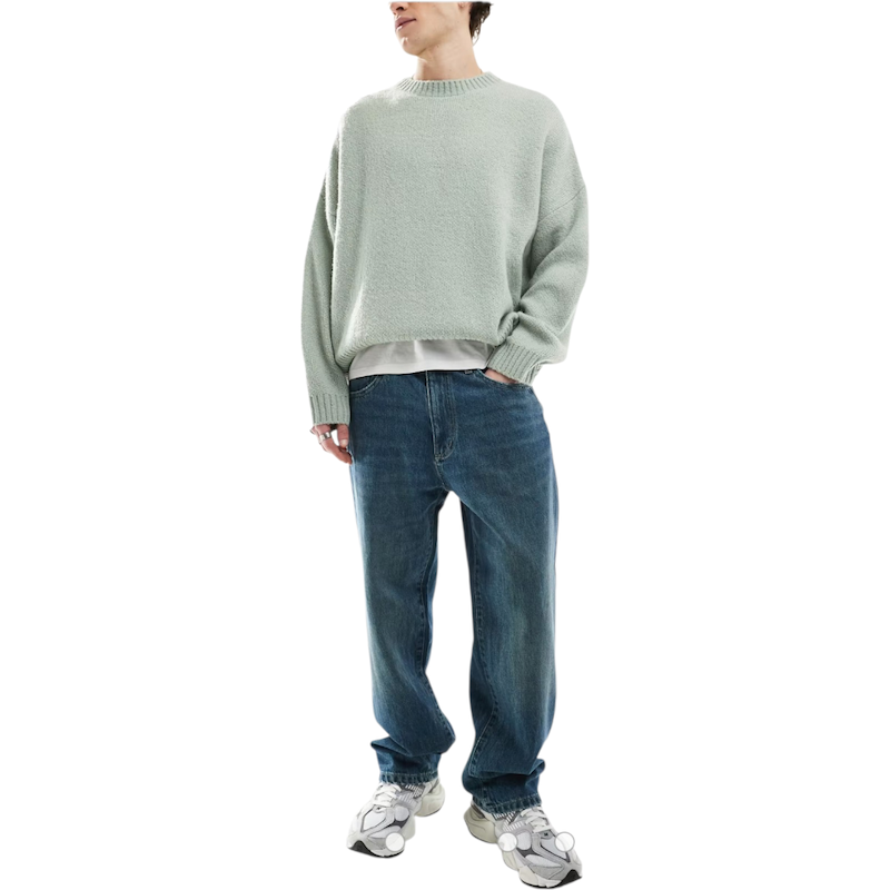 شلوار جین بگ استایل مردانه pull & bear کد ۳۲۹
