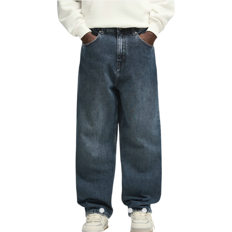 شلوار جین مردانه بگ استایل pull & bear کد ۳۳۷