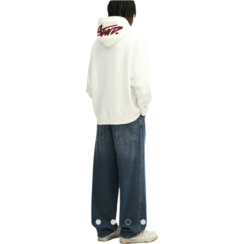 شلوار جین مردانه بگ استایل pull & bear کد ۳۳۷