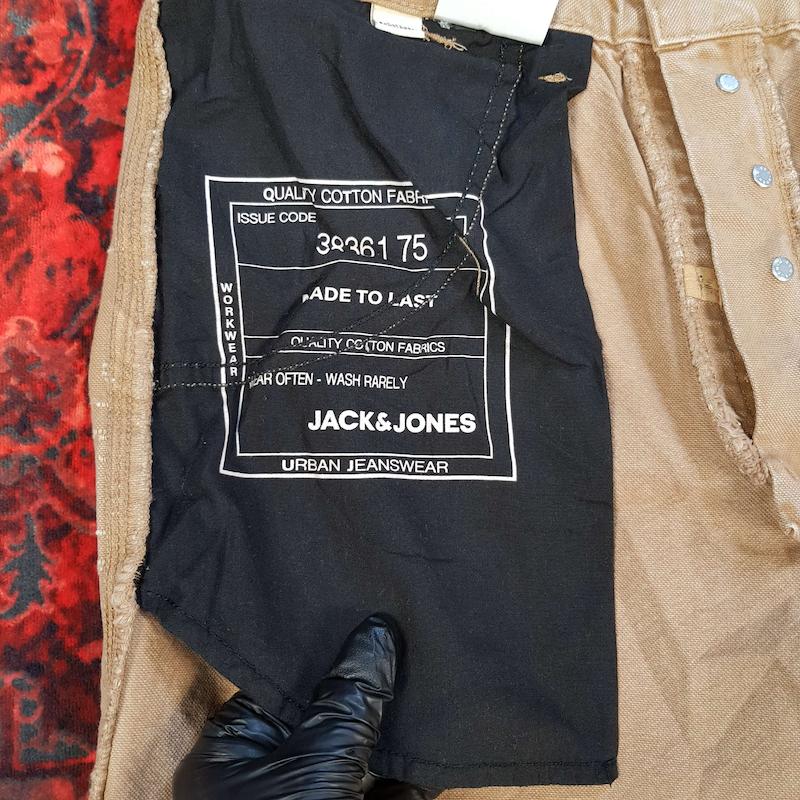 شلوار جین کارپتنر بگ استایل مردانه jack & jones کد ۳۳۸