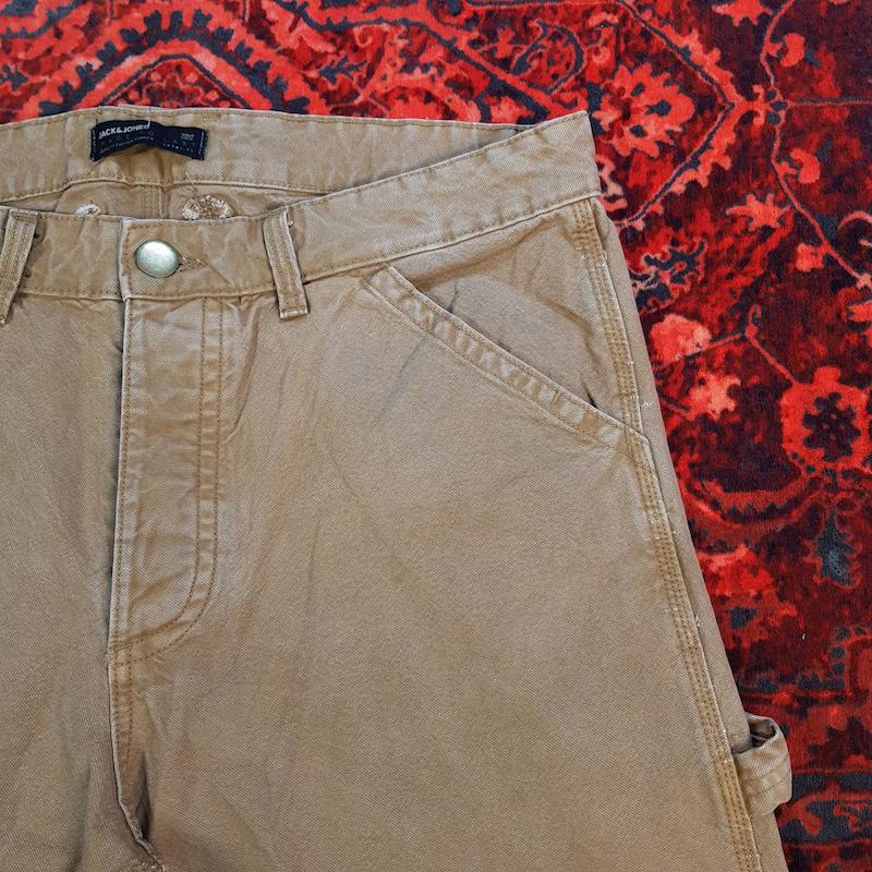 شلوار جین کارپتنر بگ استایل مردانه jack & jones کد ۳۳۸