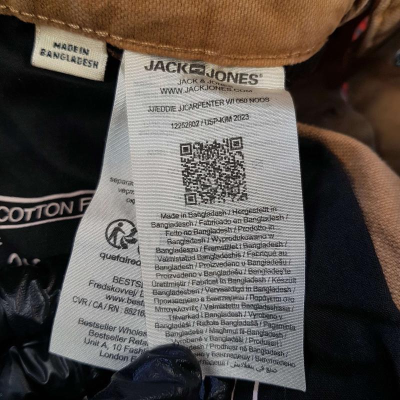 شلوار جین کارپتنر بگ استایل مردانه jack & jones کد ۳۳۸