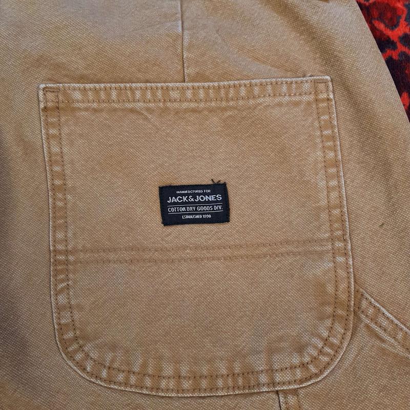 شلوار جین کارپتنر بگ استایل مردانه jack & jones کد ۳۳۸