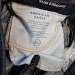 شلوار جین مردانه بگ استایل سرمه‌ای تیره American eagle کد ۳۴۰