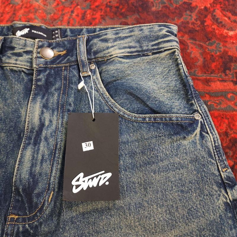 شلوار جین بالون فیت یونیسکس pull & bear کد ۳۵۰ سایز ۲۸