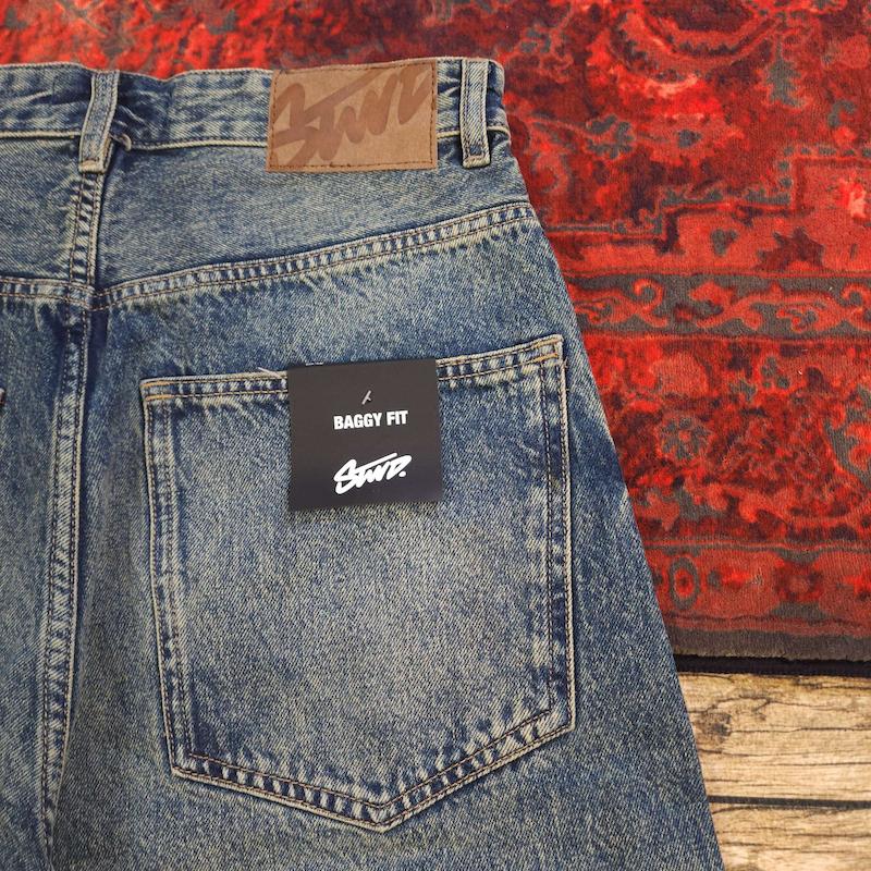 شلوار جین بالون فیت یونیسکس pull & bear کد ۳۵۰ سایز ۲۸