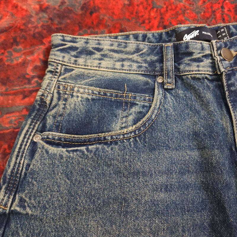 شلوار جین بالون فیت یونیسکس pull & bear کد ۳۵۰ سایز ۲۸