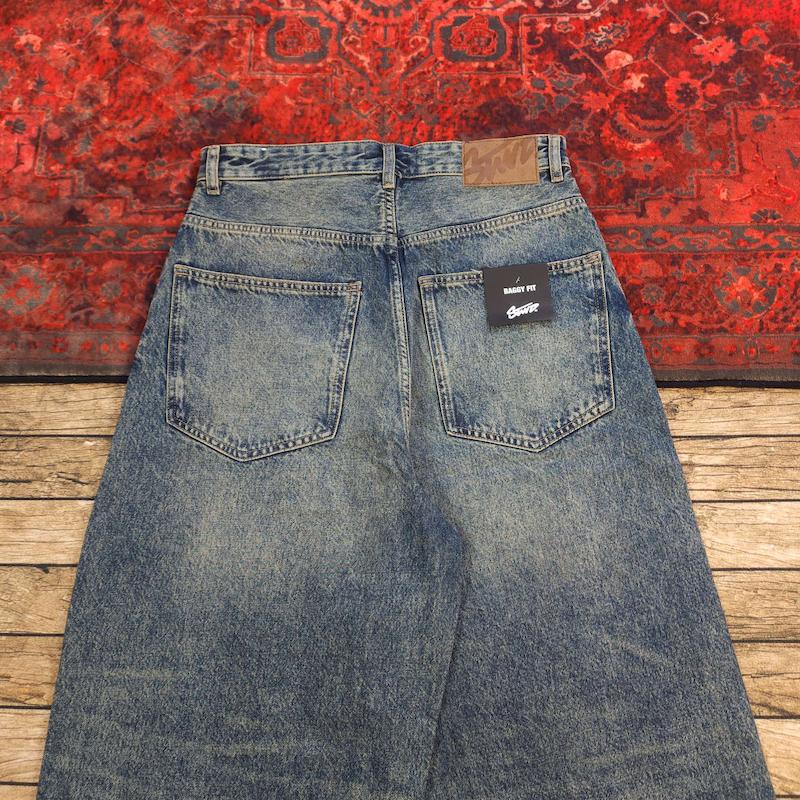 شلوار جین بالون فیت یونیسکس pull & bear کد ۳۵۰ سایز ۲۸