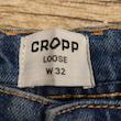 شلوارک جین بگ استایل یونیسکس CROPP کد ۳۵۸