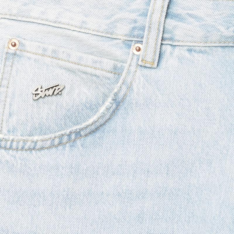 شلوار جین بگ استایل pull & bear بدون جنسیت کد ۳۷۱ سایز ۲۸