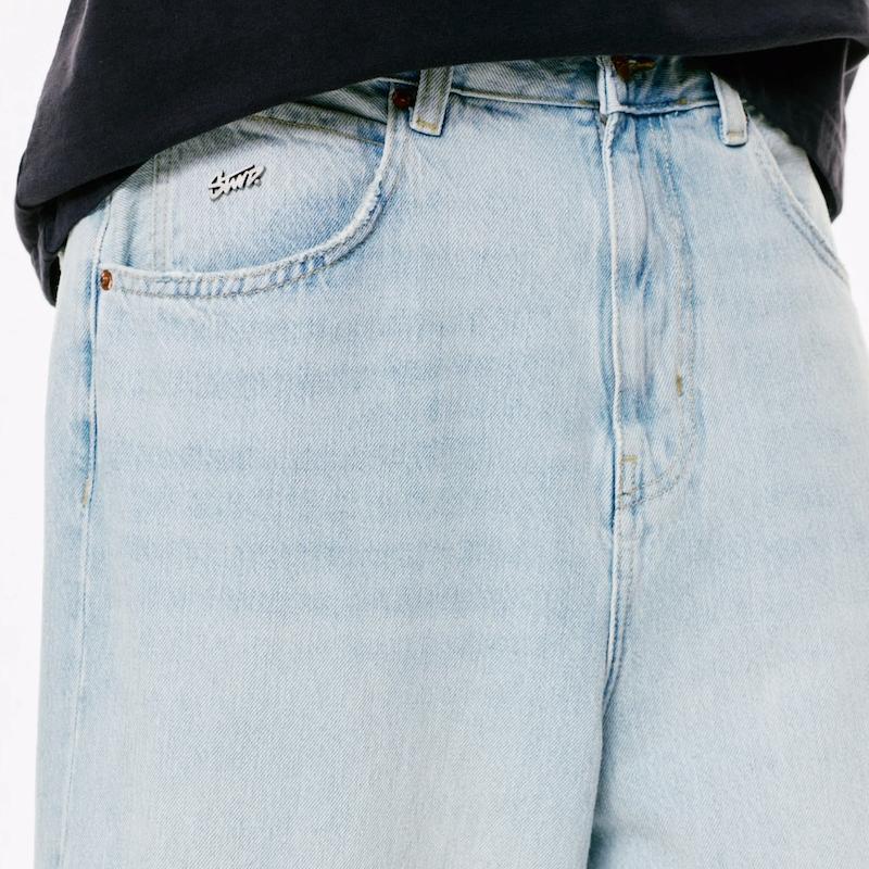 شلوار جین بگ استایل pull & bear بدون جنسیت کد ۳۷۱ سایز ۲۸