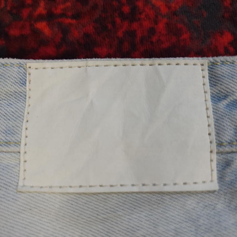 شلوار جین نیم بگ بدون جنسیت pull & bear کد ۳۷۷