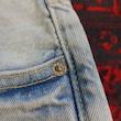 شلوار جین نیم بگ بدون جنسیت pull & bear کد ۳۷۷