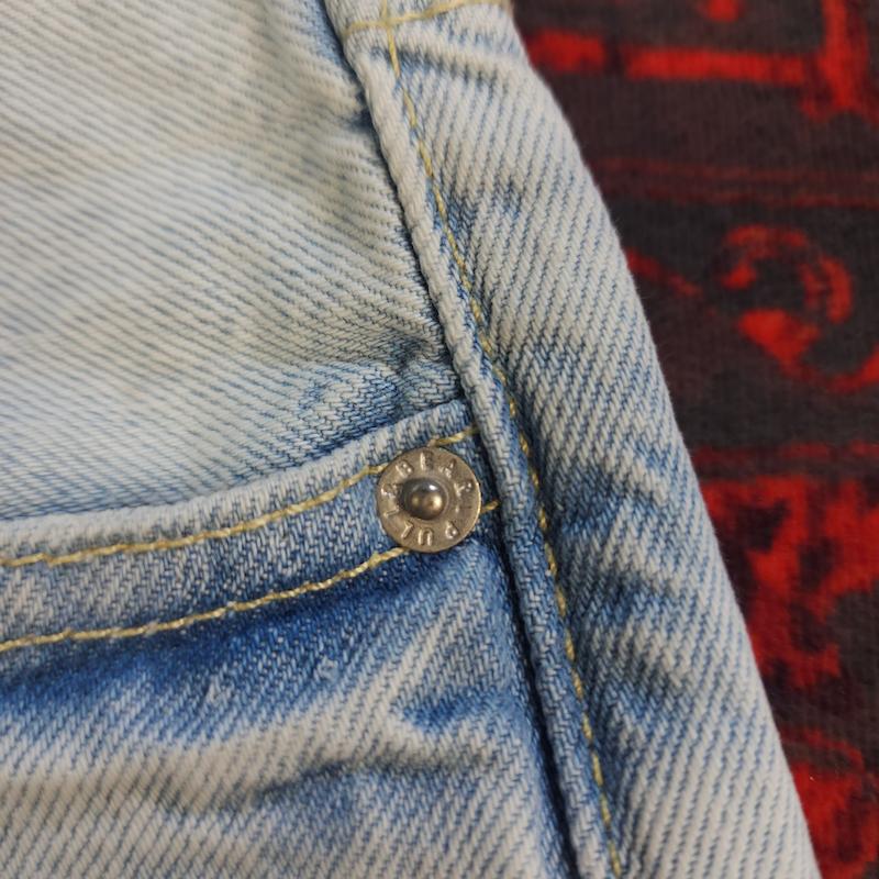 شلوار جین نیم بگ بدون جنسیت pull & bear کد ۳۷۷