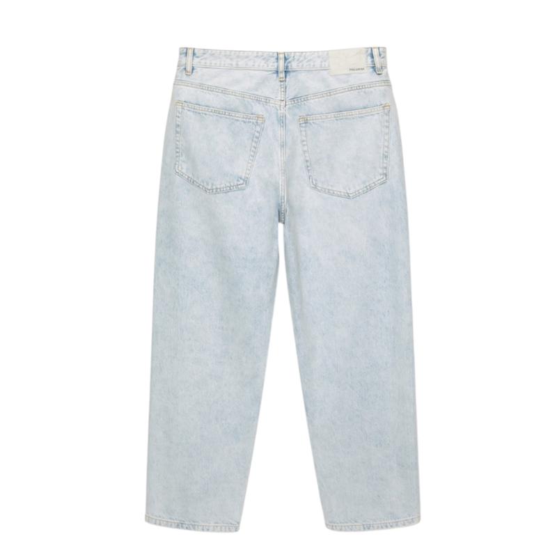 شلوار جین نیم بگ بدون جنسیت pull & bear کد ۳۷۷