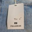 شلوار جین نیم بگ بدون جنسیت pull & bear کد ۳۸۱