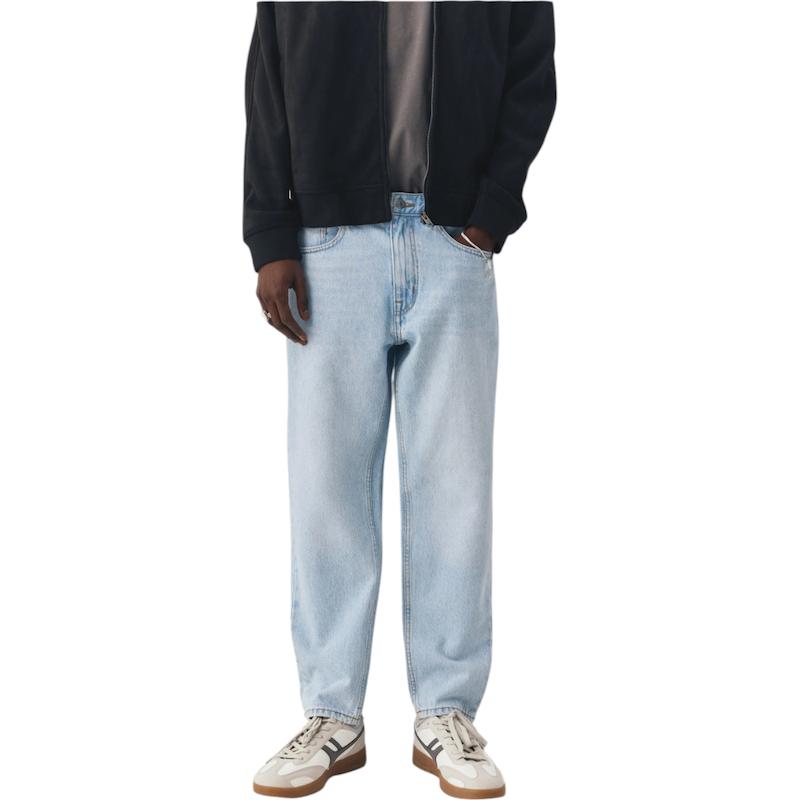 شلوار جین نیم بگ بدون جنسیت pull & bear کد ۳۸۱