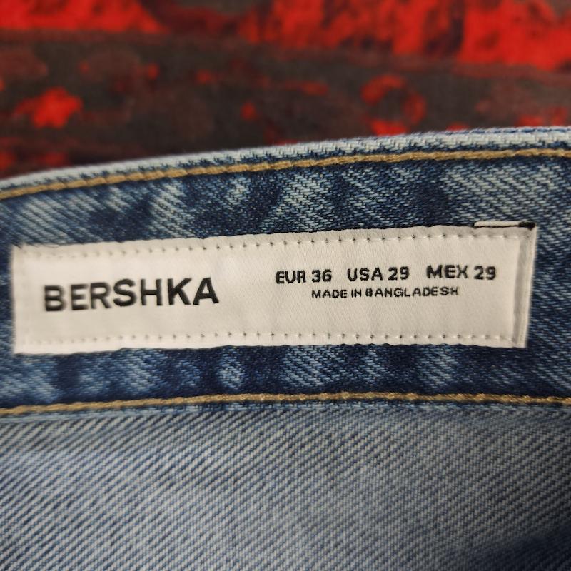 شلوار جین بگ استایل bershka بدون جنسیت کد ۴۰۴ سایز ۲۷