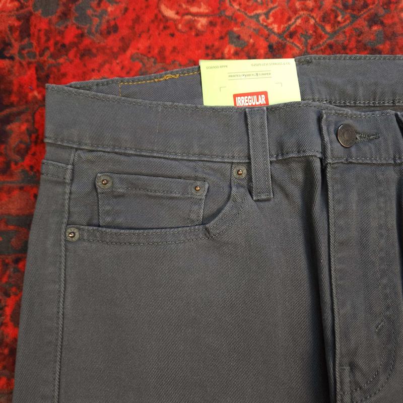 شلوار کتان راسته لیوایز levis کد ۴۱۱