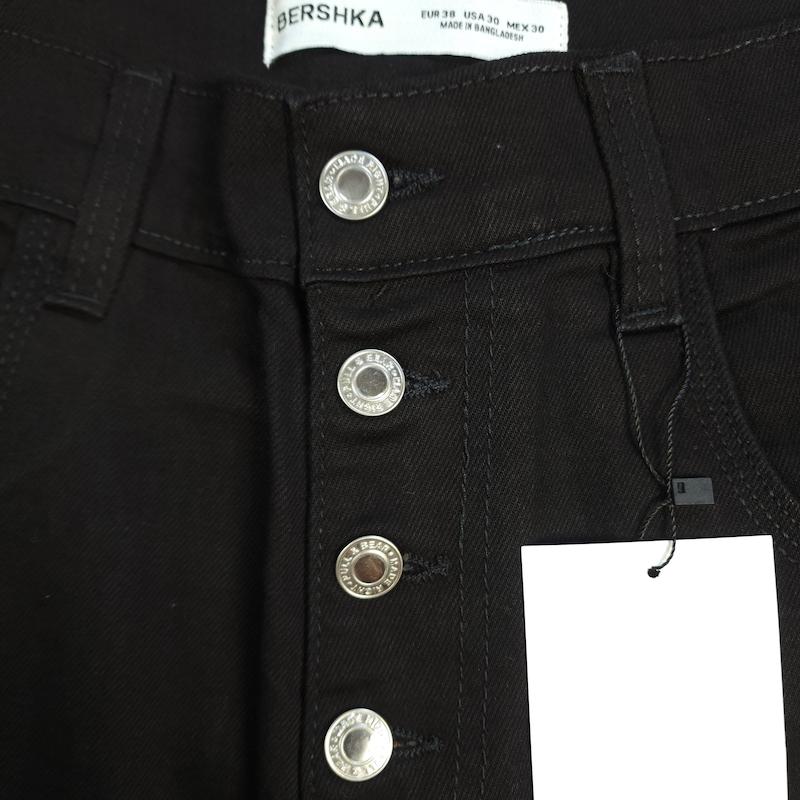 شلوار جین بالونی مشکی bershka بدون جنسیت کد ۴۱۹