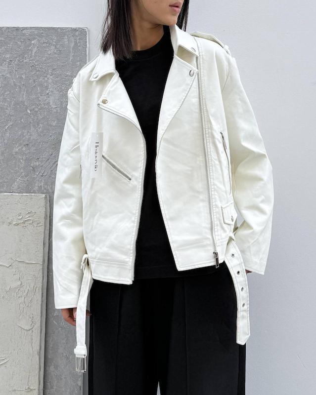 کت چرم استخوانی 