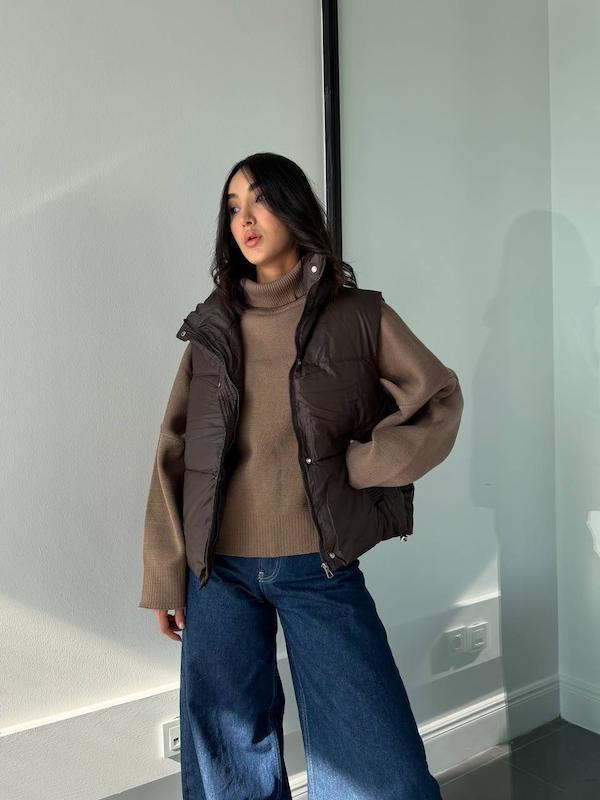 پافر وارداتی قهوه ای 🐻