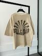 تیشرت خاکی برند pull&bear 