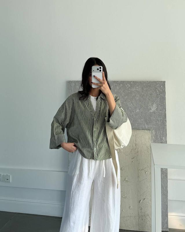 شومیز راه سبز برند H&m 