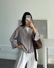 شومیز راه قهوه ای برند H&m 