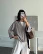 شومیز راه قهوه ای برند H&m 