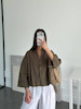 شومیز سبز زیتونی برند H&m