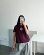 تیشرت زرشکی SMILE 