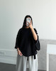 تیشرت باکسی مشکی برند ZARA