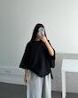 تیشرت باکسی مشکی برند ZARA