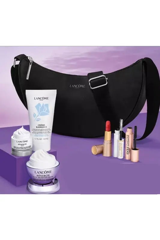 پک ۷ تکه مراقبت پوست و آرایش لانکوم | Lancôme 7-Piece Renergie Skincare & Makeup Set
