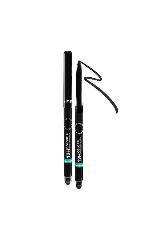 مداد چشم ضدآب سفورا | SEPHORA 12HR Colorful Waterproof Retractable Eyeliner