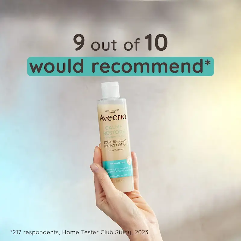 تونر تسکین دهنده آوینو | AVEENO CALM + RESTORE™ Soothing Toning Lotion
