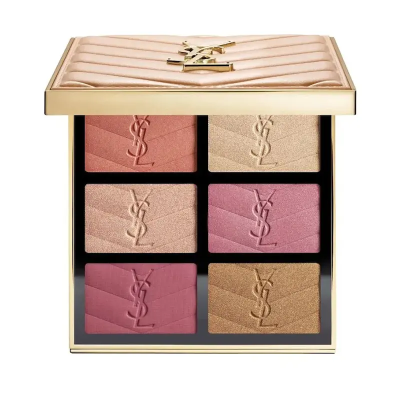 پالت رژگونه ۶ رنگ ایو سن لورن | YSL Couture Face Palette 6 Colors
