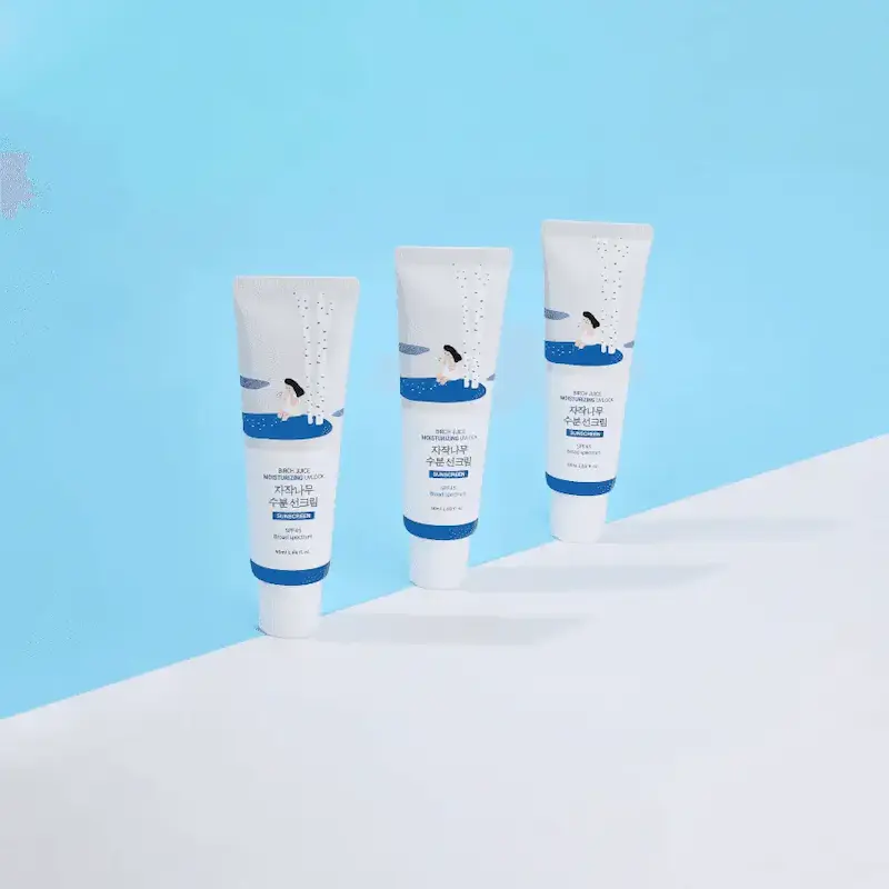 ضدآفتاب مرطوب‌کننده راند لب | Round Lab Birch Moisturizing Sunscreen UVLock SPF45+ Broad Spectrum