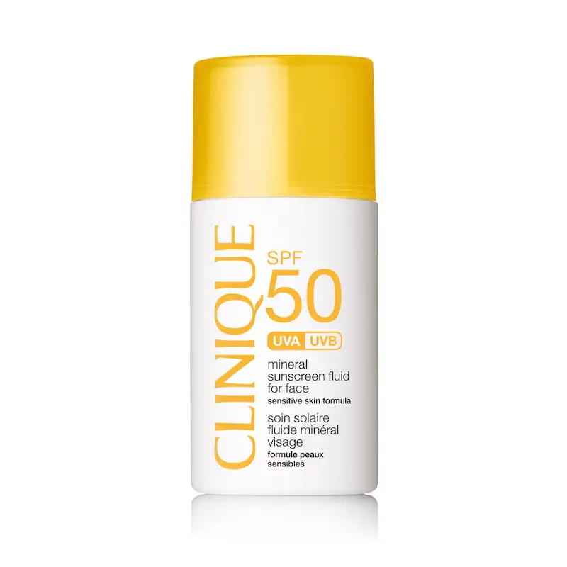 tلوئید ضد آفتاب مینرال صورت SPF 50 کلینیک | Clinique Mineral Sunscreen Fluid for Face SPF 50
